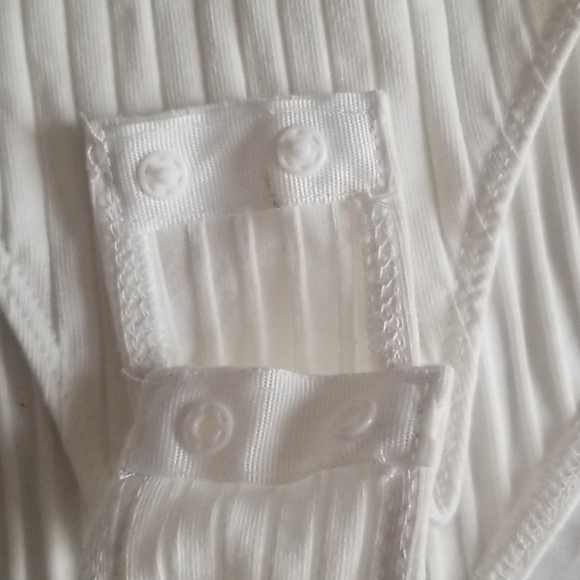 White ribbed body suit - Picture 4 of 6
